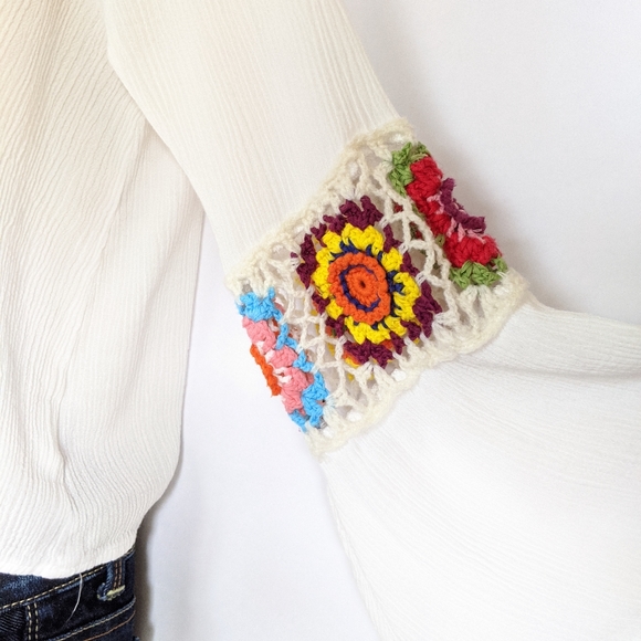 the line of style peasant top with crochet… - Picture 3 of 7